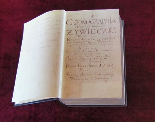 Chronografia albo Dzielopis żywiecki ofiarowany swojej miłej przez Andrzeja Komonieckiego w roku 1704.