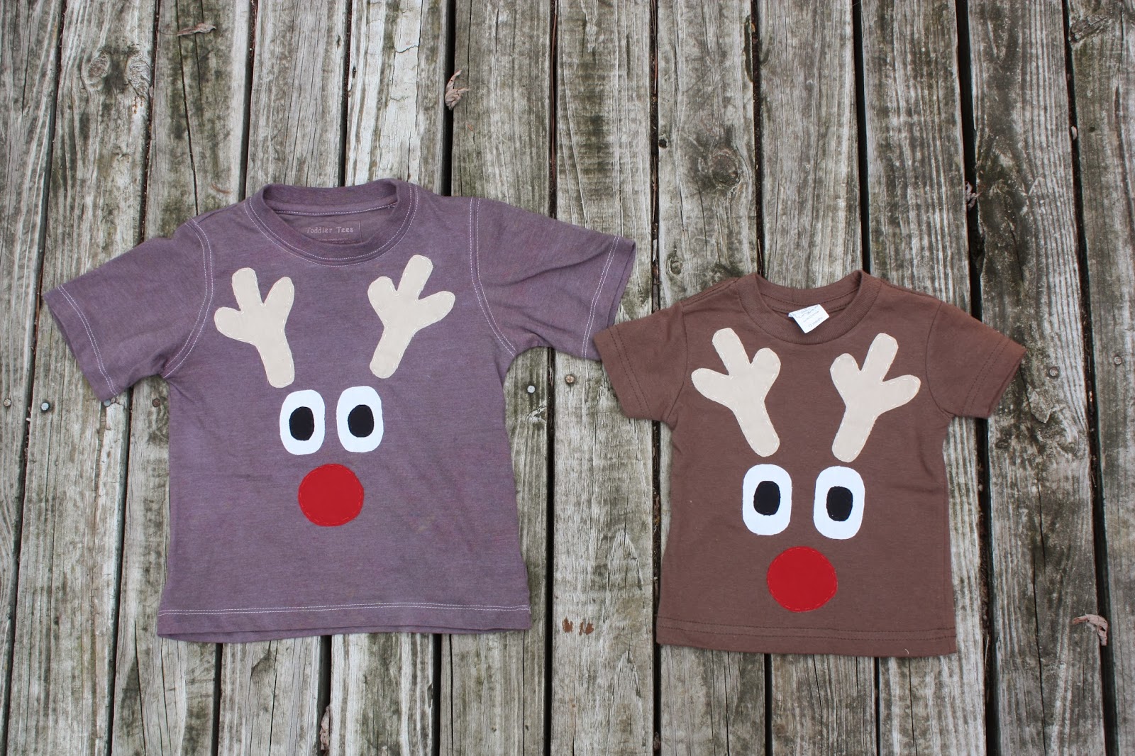homemade reindeer shirt