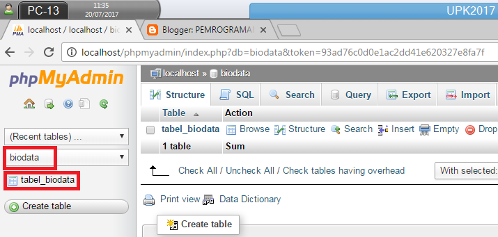 TUTORIAL MEMBUAT FORM BIODATA SEDERHANA (Input, Edit, Delete)