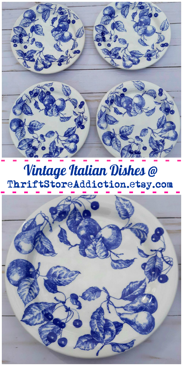 vintage Italian plates