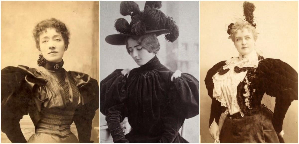 20 Vintage Portraits of Victorian Women in Puff Sleeve Dresses