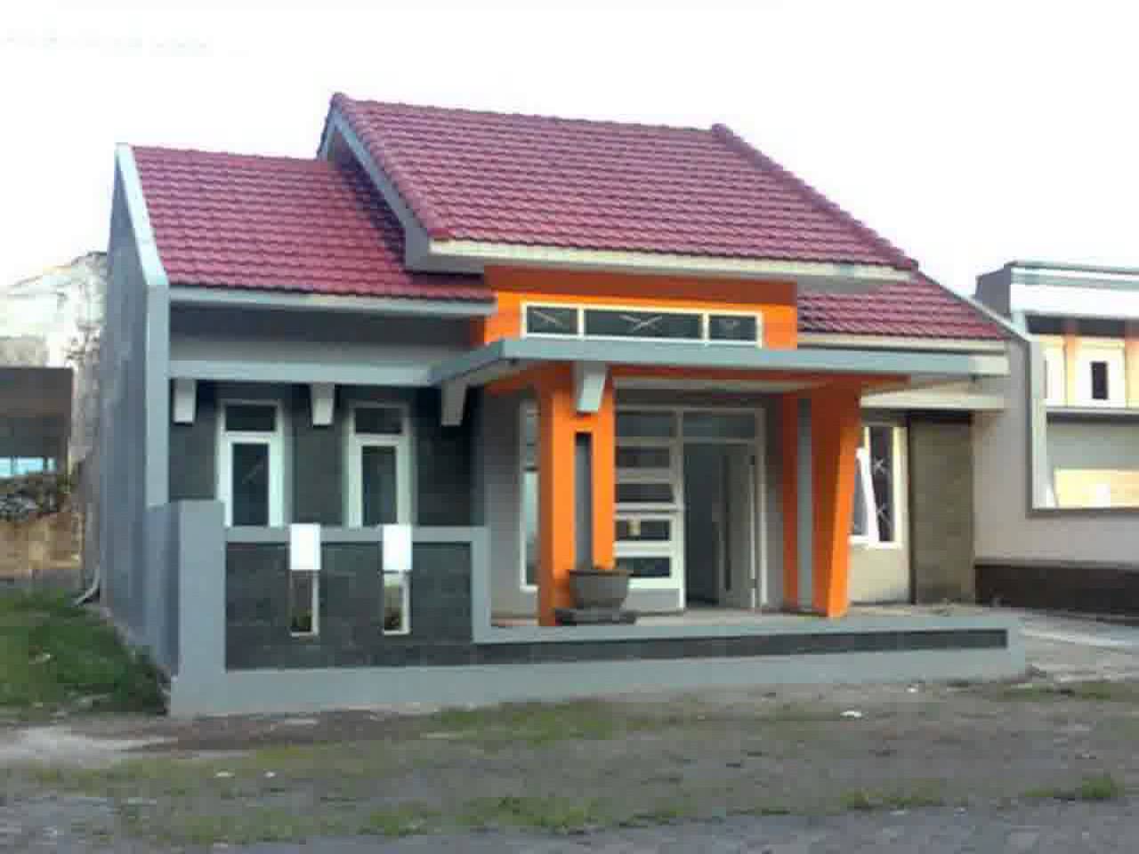 43 Contoh Cat Rumah Minimalis Warna Orange Yang Nampak Modern