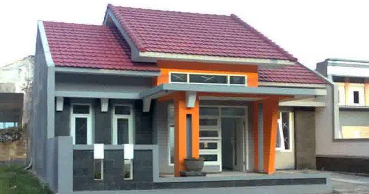 33+ Gambar Rumah Minimalis Warna Orange Motif Minimalis