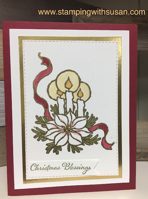 Stampin' Up!, God's Peace, Embossing, 2019 Holiday Catalog, www.stampingwithsusan.com