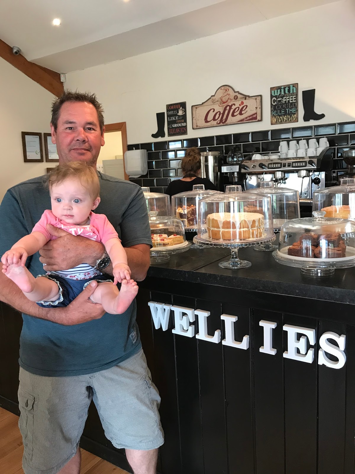 Wellies, Rutland Water Garden Nursery Millie, Me and a Cup of Tea