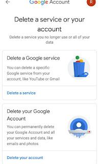 गूगल अकाउंट कैसे डिलीट करे-How To Delete Gmail Account In Hindi step 3