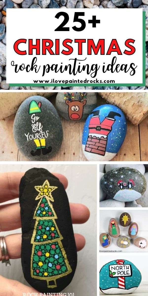 easy christmas painting ideas