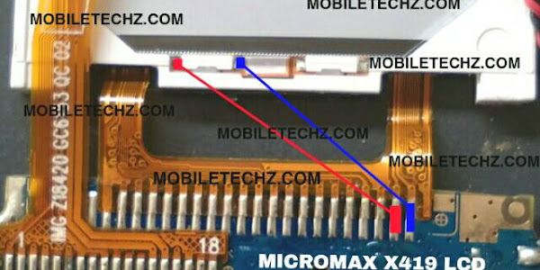 Micromax X419 Lcd Light Ways Problem Jumper Solution