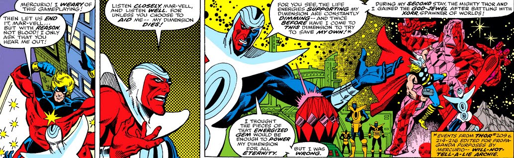 The Peerless Power of Comics! The Return Of The 4D Man!