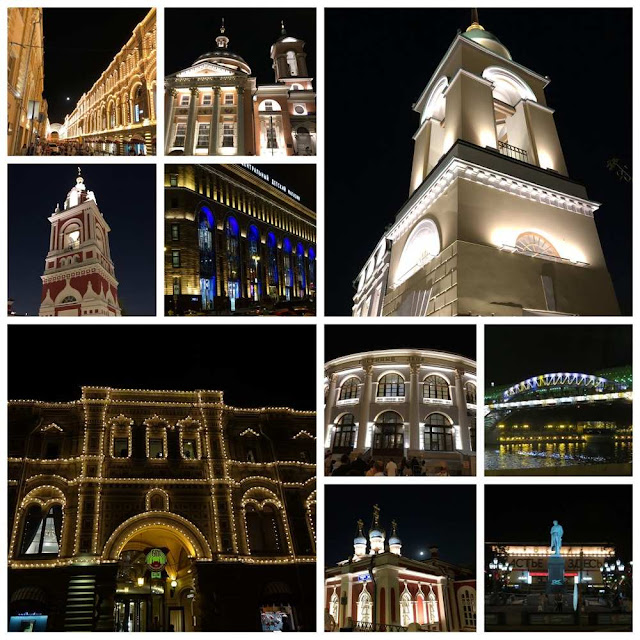 Luzes da noite de Moscovo