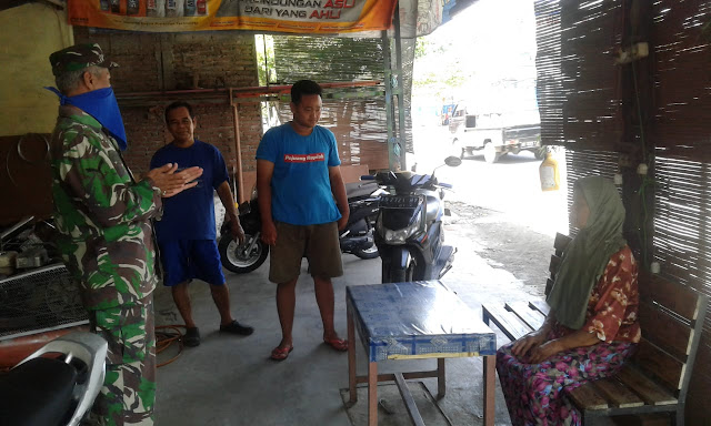 Imbauan Babinsa Pantirejo! Cuci Tangan dengan Sabun dan Air Mengalir Minimal 20 Detik