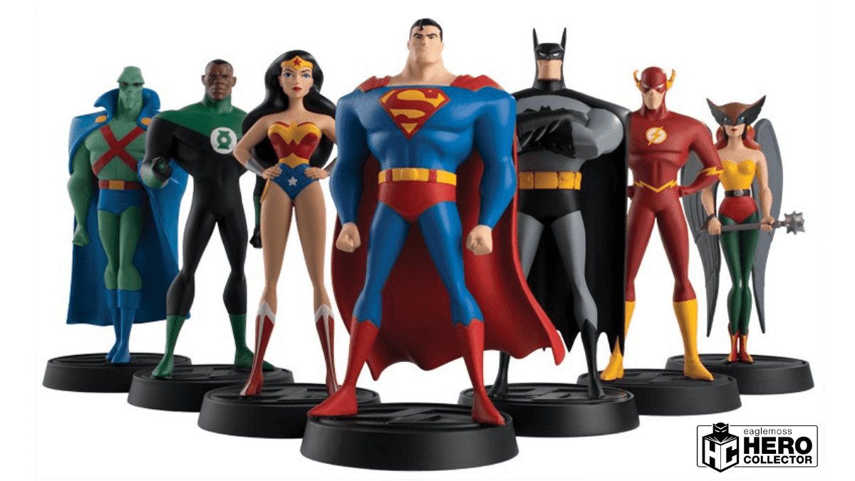 justice league animated series figurines collection eaglemoss
