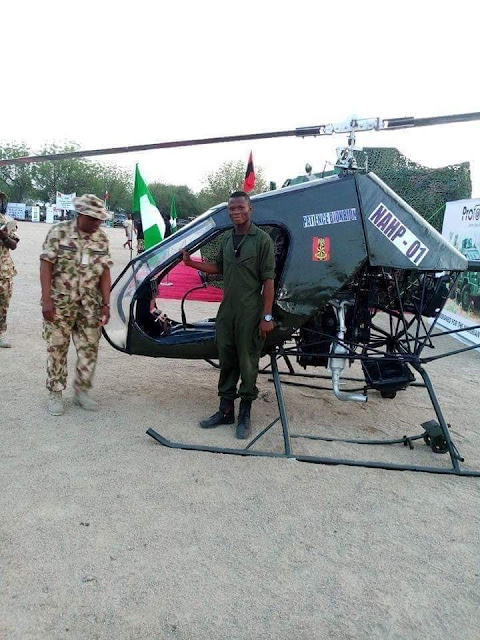 Check Out Photos Of The Helicopter Built By The Nigerian Army