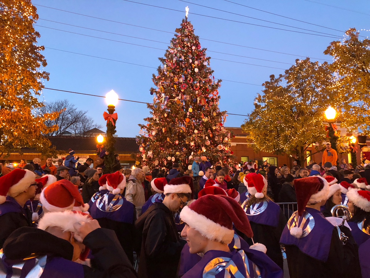 Downers Grove North Fine Arts Tree Lighting 2017