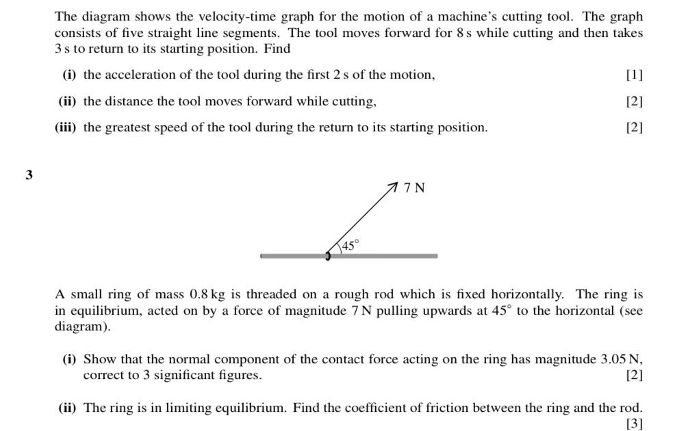 A-Level Mathematics Solutions