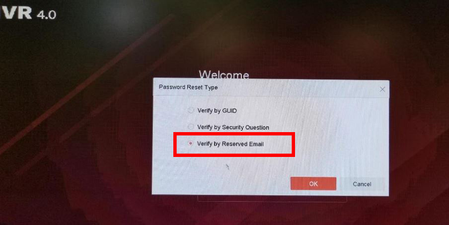 Reset the NVR password using Guarding Vision