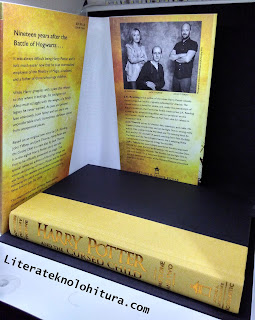 harry potter and the cursed child without dusk jacket flap page