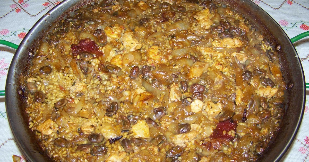 Culinaria y otras cosas Paella de bonito con níscalos
