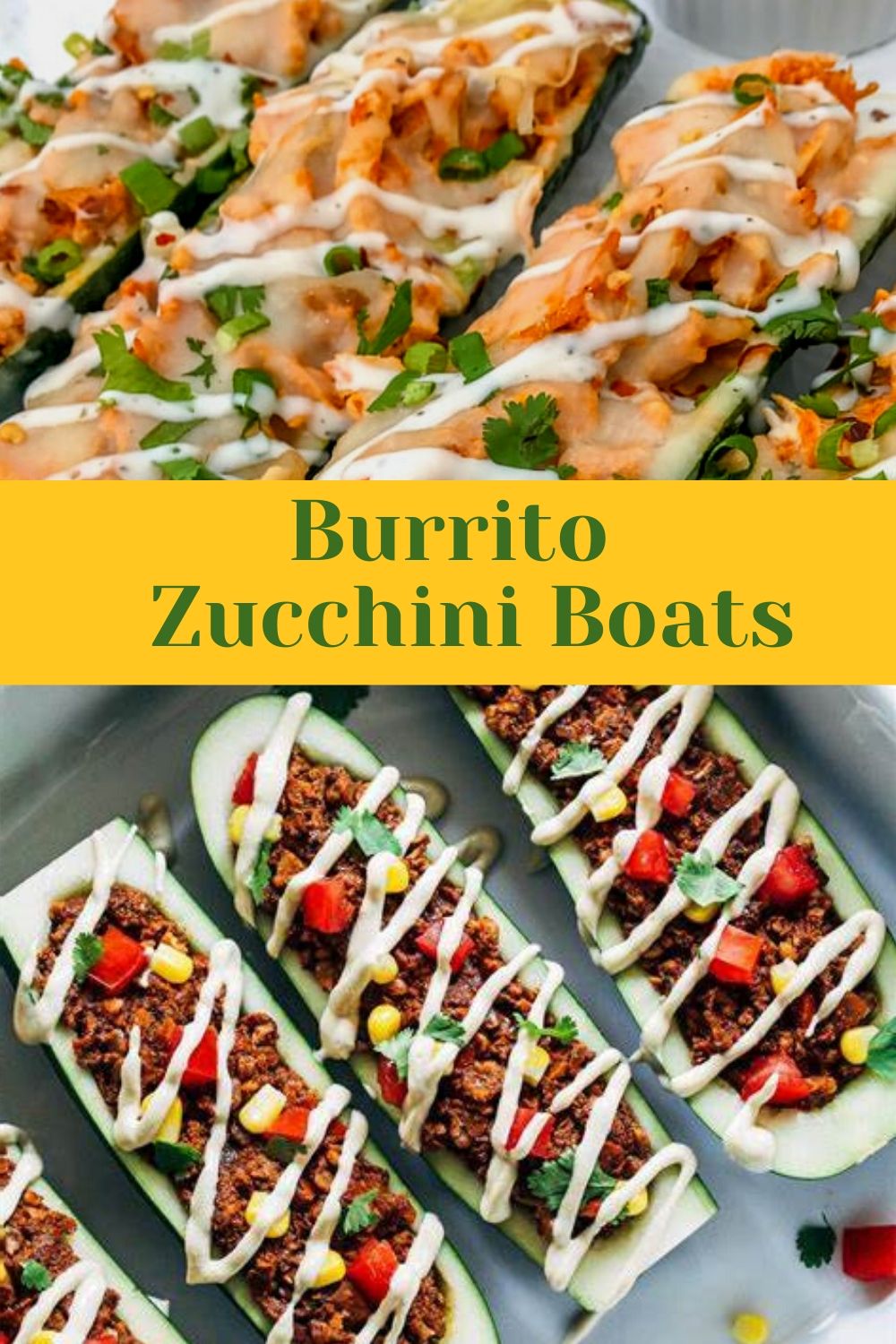 Burrito Zucchini Boats New Recipe 4