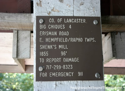 Shenk's Mill Covered Bridge in Lancaster County, Pennsylvania