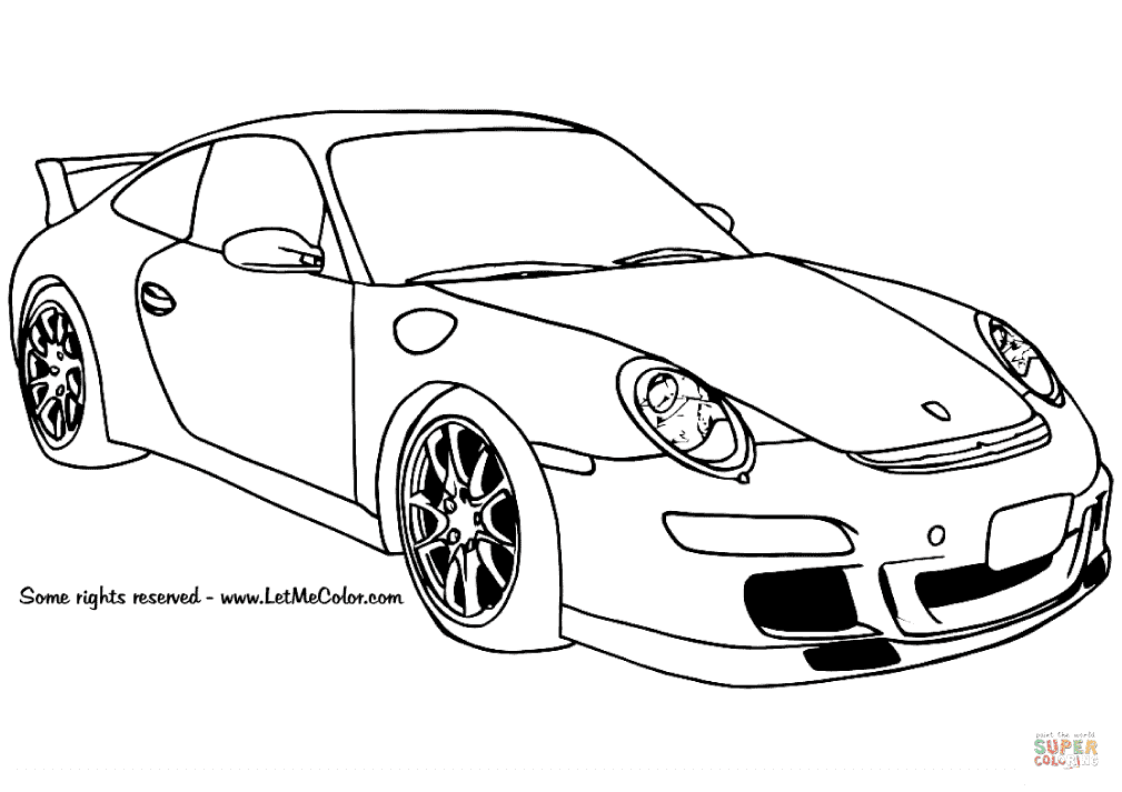 Porsche Coloring Pages ~ Coloring Pages