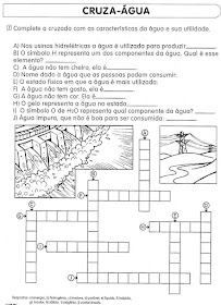Os estados físicos da água, tratamento da água, utilidades da água, o ar e o solo/ Atividades de ciências Digitalizar0118