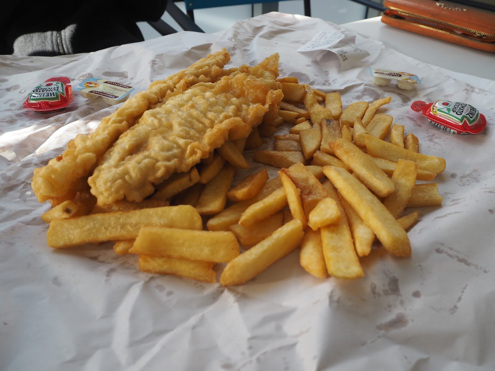 Fish and chips from Akaroa in New Zealand