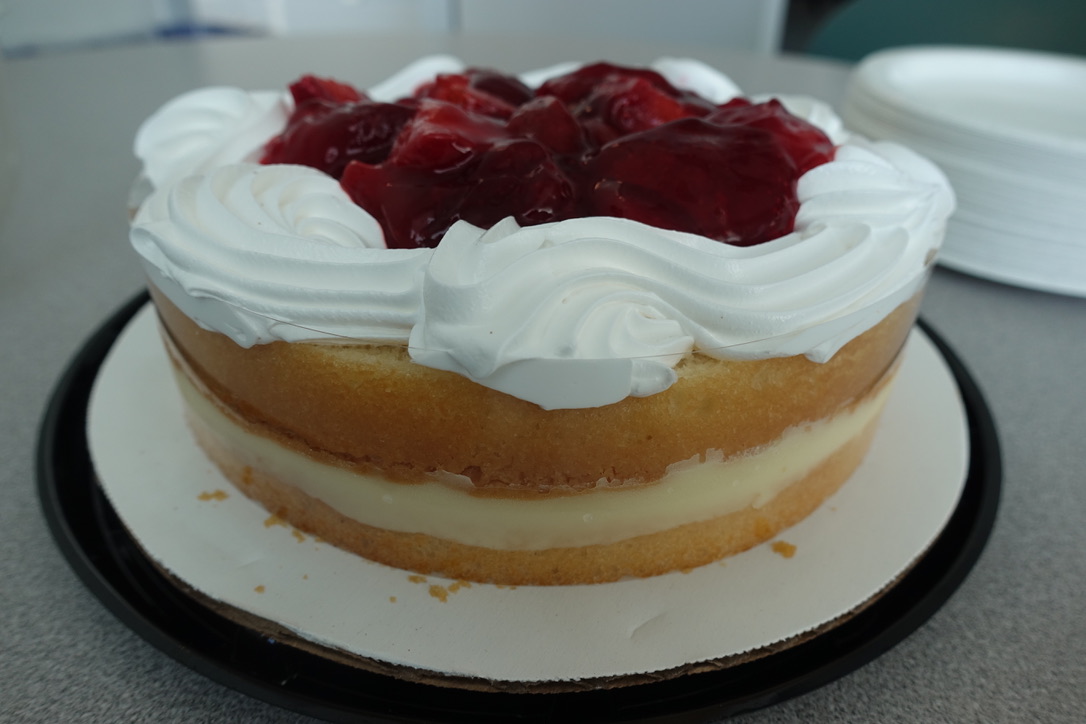 Cake Hour Cackle Strawberry Boston Cream Pie and the Death Penalty