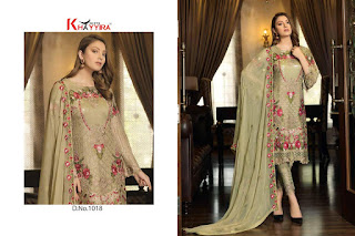 Khayyira Fuchsia Nx Georgette Pakistani Suits wholesaler