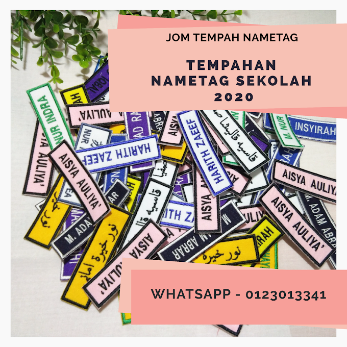 NAMETAG SEKOLAH