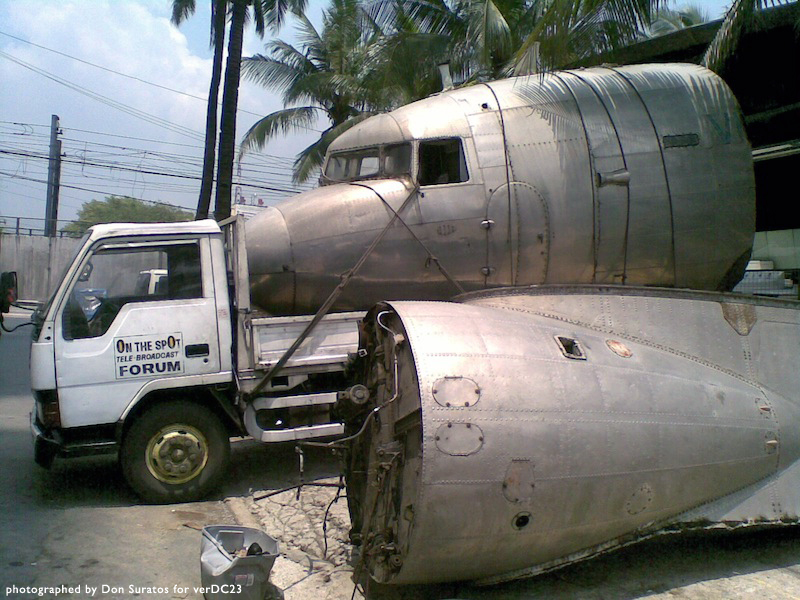Douglas DC3 airplane scraps for SALE! Don Suratos aka DC23