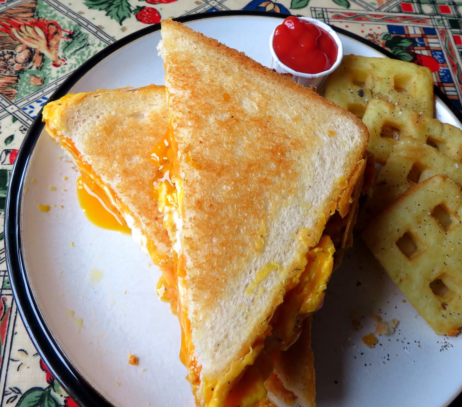 Fried Egg & Cheese Toasties The English Kitchen