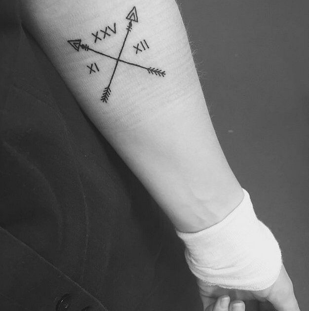 260+ Best Roman Numeral Tattoos (2019) Font Styles & Numbers Designs