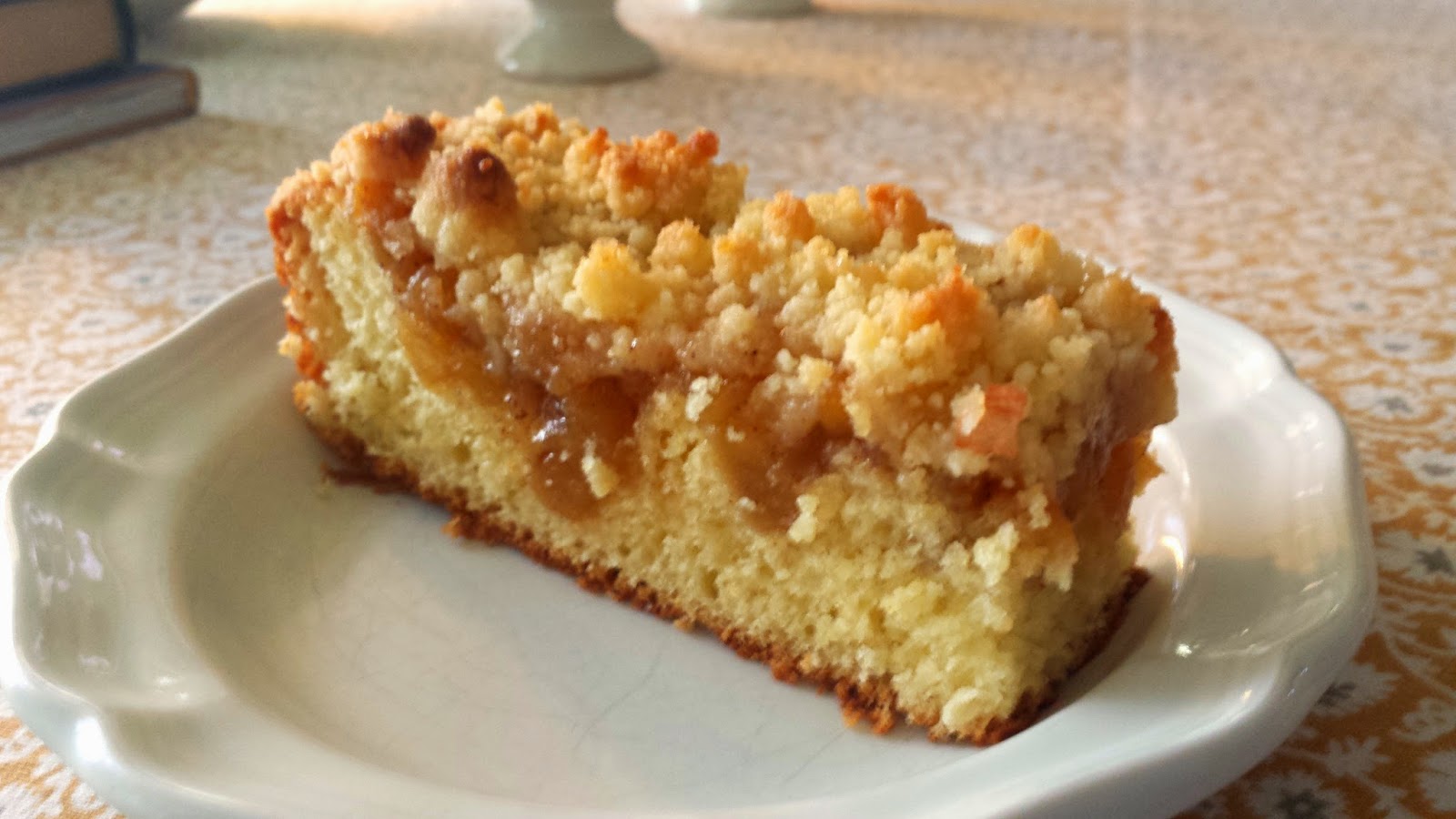 For Love of the Table: Yeasted Apple Streusel Coffee Cake (Apfel ...