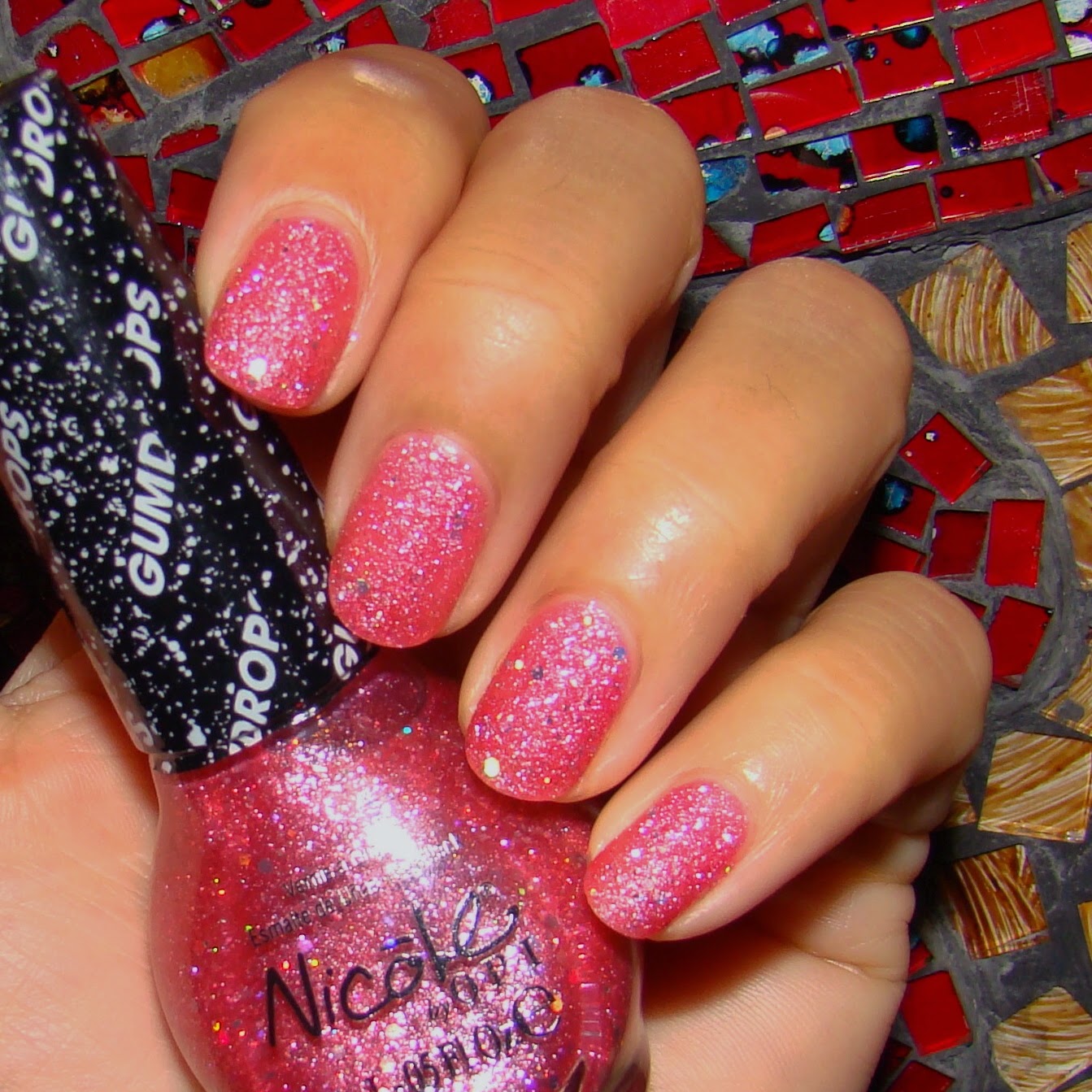 Nicole by OPI Candy is dandy texture polish