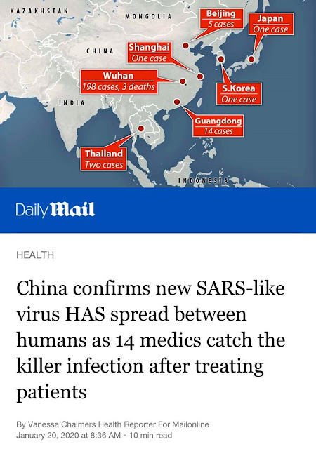 Trung Quốc xác nhận Virus gây bệnh viêm phổi Sasr đã lây từ người sang người