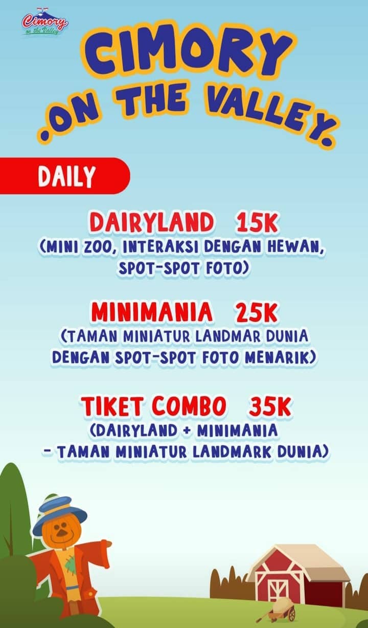 Sudah Dibuka, Ini Harga Tiket Dan Kebijakan di Cimory On The Valley