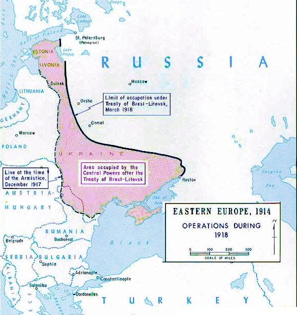 Roads to the Great War: Map Series #17: Brest-Litovsk
