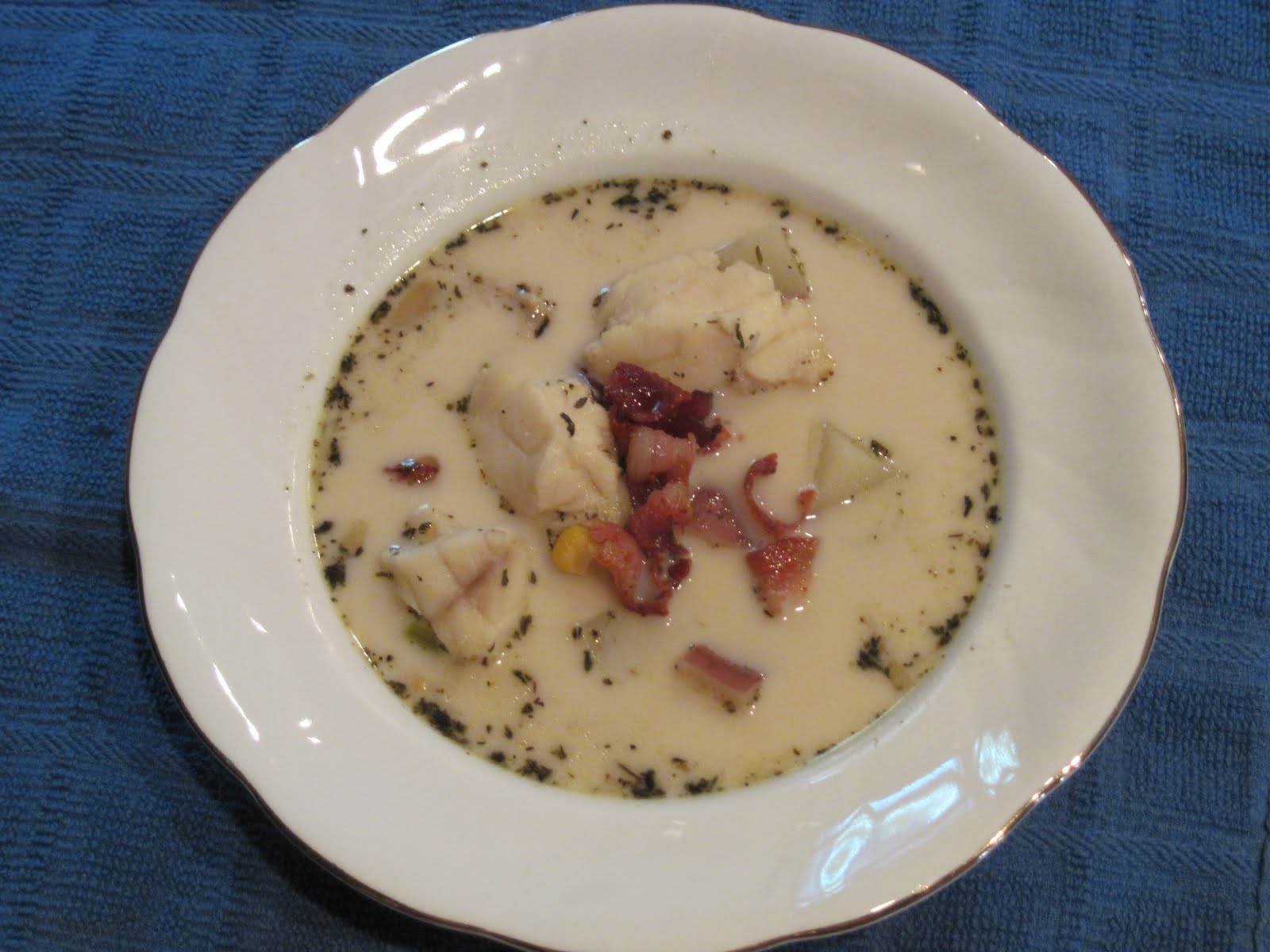 Mum in Bloom Cod Chowder