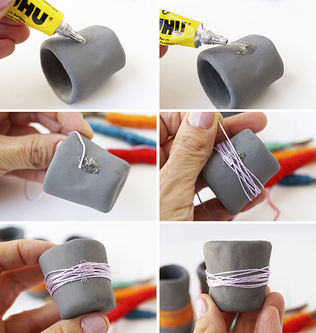 Clay thread pots - Journey into Creativity