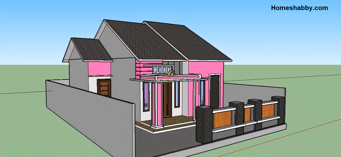 Desain  dan Denah Rumah  Minimalis Sederhana  Ukuran  7 x 10 M 
