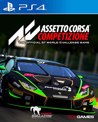 Assetto Corsa Competizione Game Cover Ps4