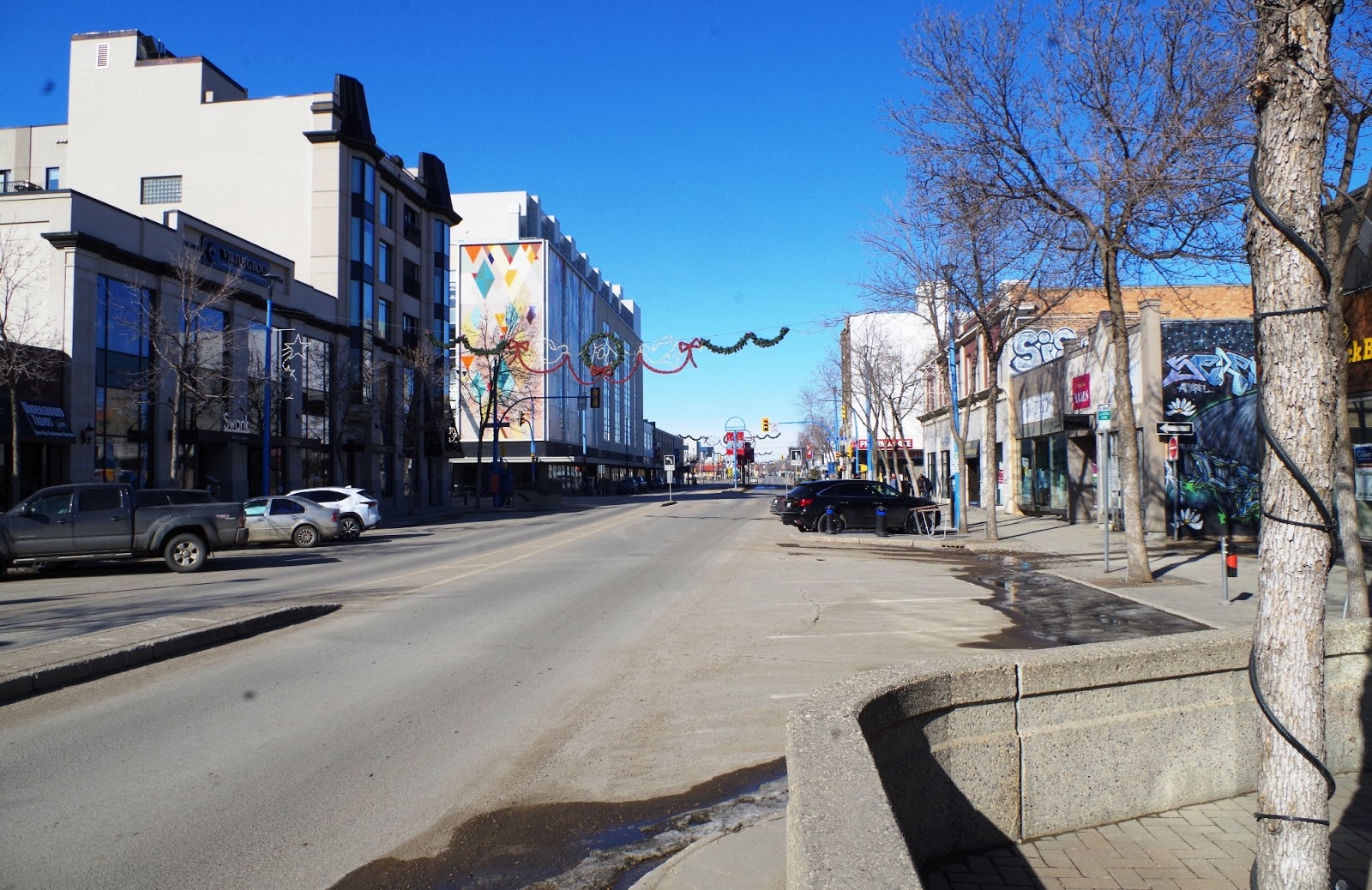 Stanks' Sermon Touring abandoned downtown Saskatoon in COVID19 scare
