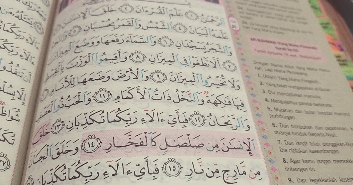 Kelebihan Surah Ar Rahman Yang Bagus Diamalkan Dalam Kehidupan