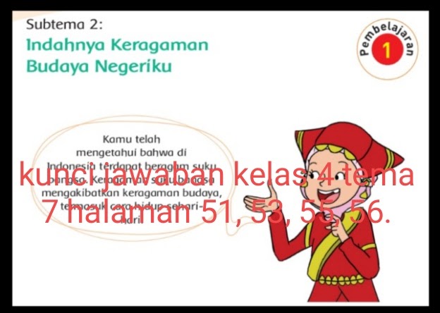 Kunci Jawaban Buku Tematik Siswa Kelas 4 Tema 7 Subtema 2 Pembelajaran 1 Halaman 51 53 55 56 Info Pesilat