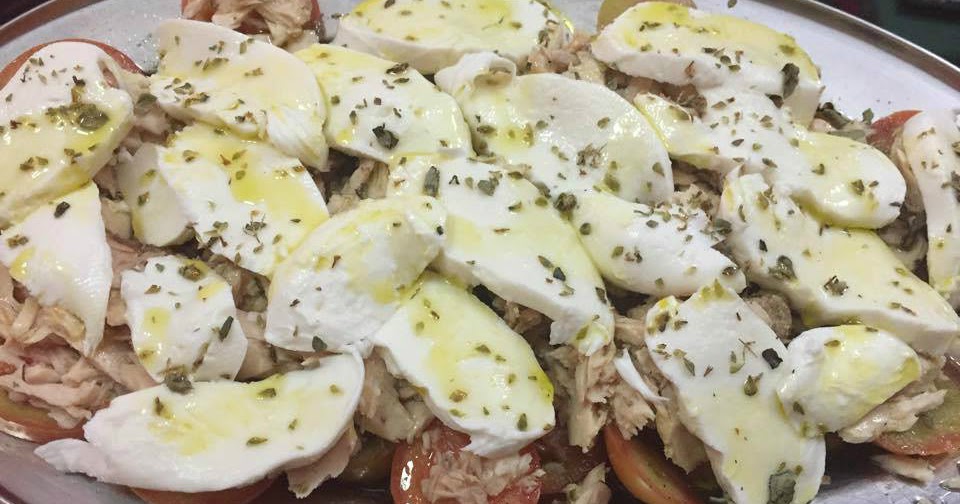 Risparmiamo Insieme Let's save together Insalata Caprese con Tonno Alalunga e Bufala