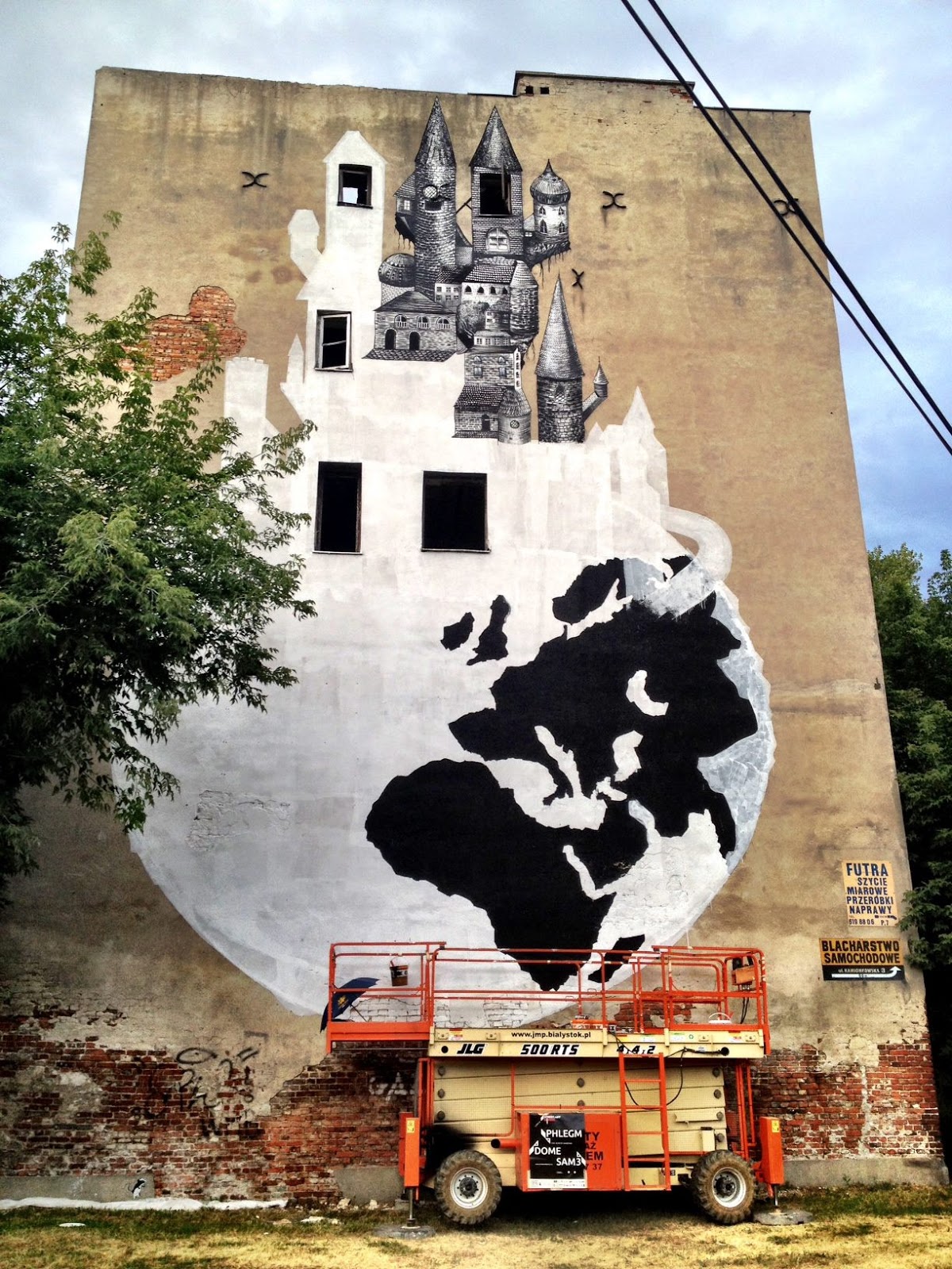 Street Art Green Villain Graffiti Project Jersey City Food