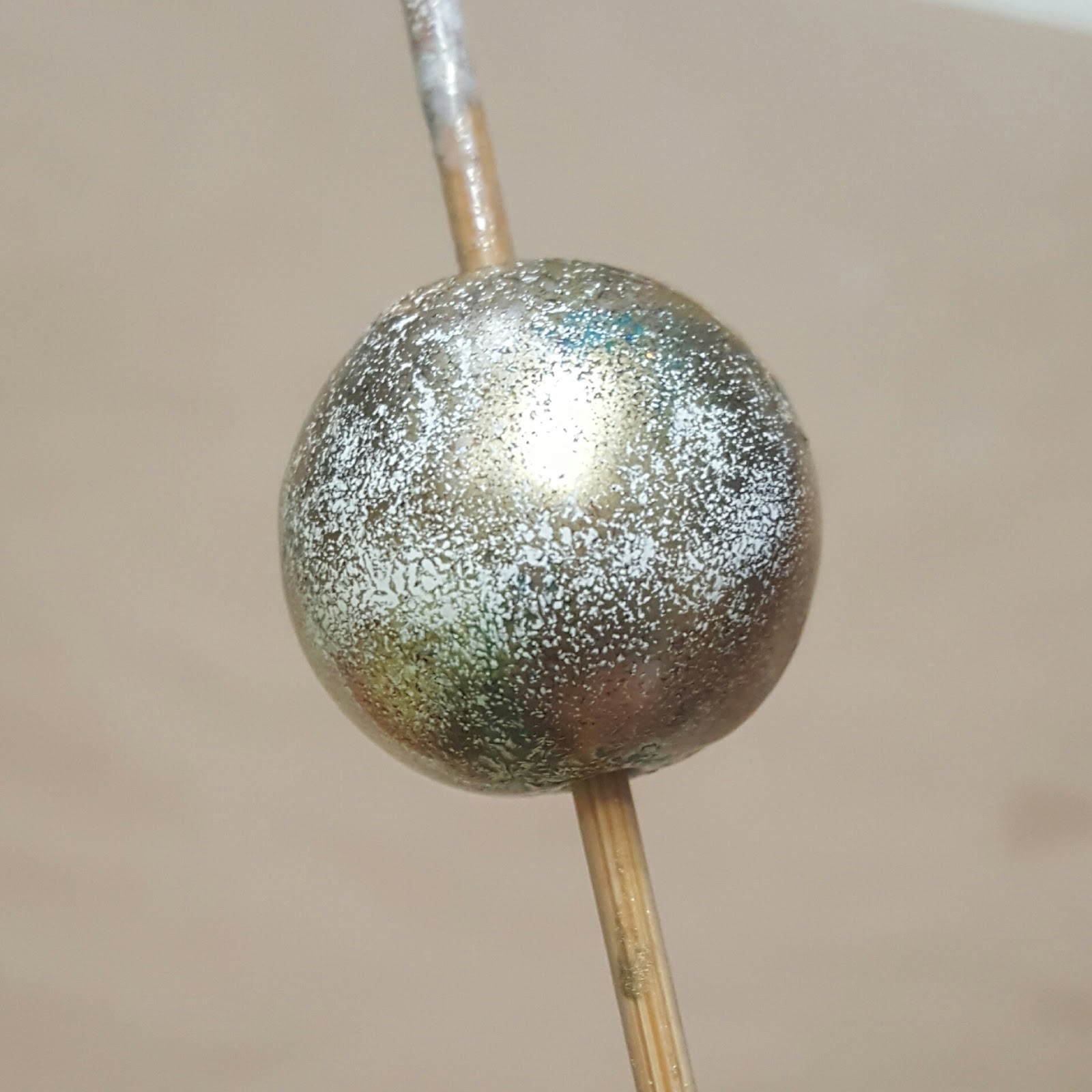 Artybecca Embossing Powders on Polymer Clay