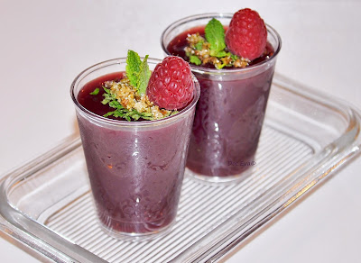 Gelo di lamponi Himbeerpudding