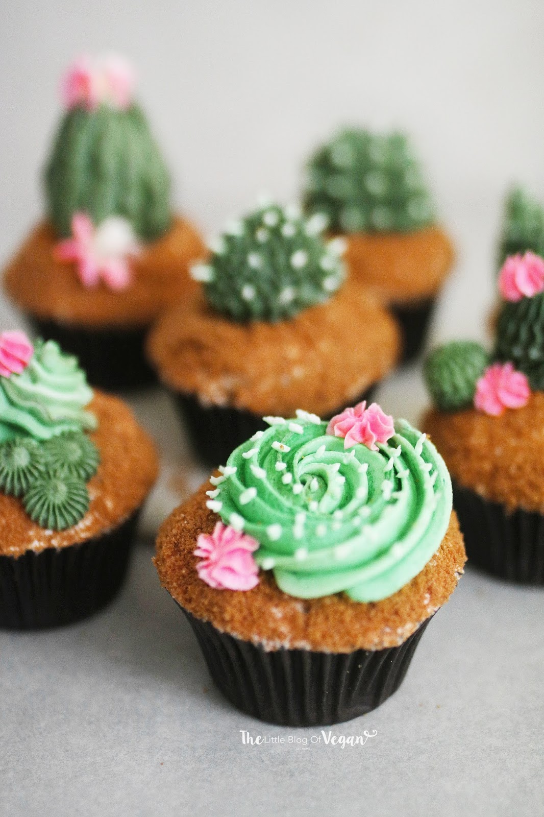 Easy Cactus Cupcakes The Little Blog Of Vegan Easy Cactus Cupcakes The Little Blog Of Vegan